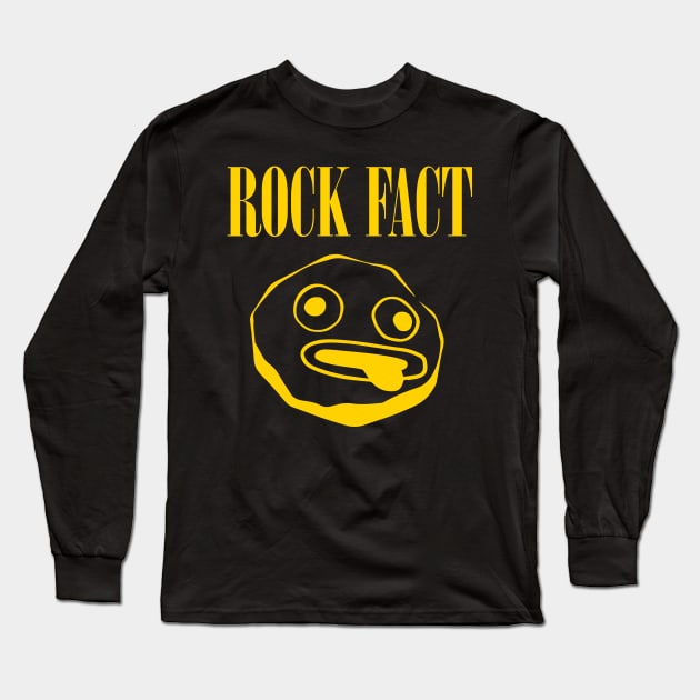 Rock Fact - Nirvana Long Sleeve T-Shirt by Fall Down Tree